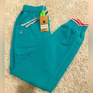 Mediclo Catalina teal scrub joggers.